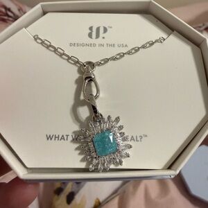 Bomb Party Never Not Beaming blue topaz